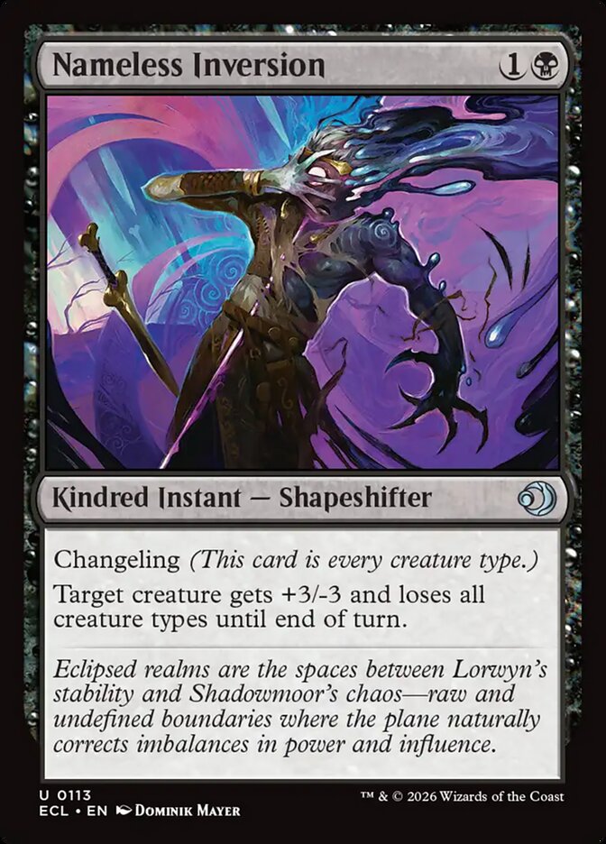 Nameless Inversion 113 (Lorwyn Eclipsed)  - Foil | Good Games Cannington