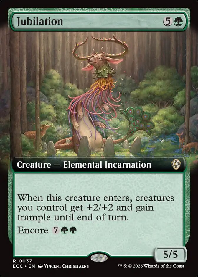 Jubilation  37/176 (Commander: Lorwyn Eclipsed)  - Extended Art | Good Games Cannington