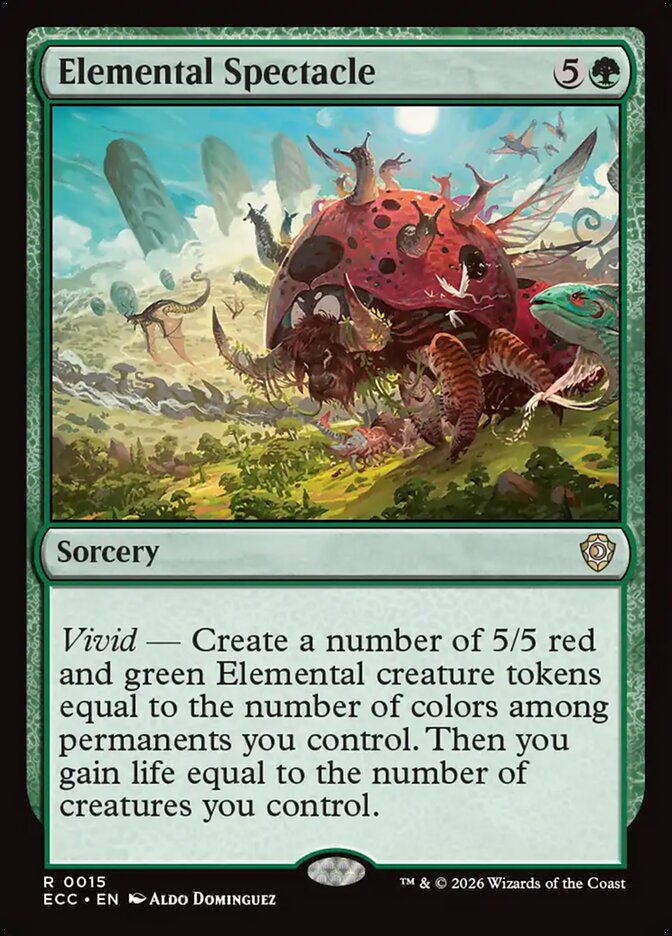 Elemental Spectacle 15/176 (Commander: Lorwyn Eclipsed)  | Good Games Cannington