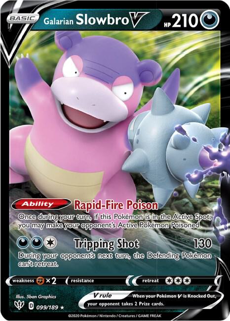 Galarian Slowbro V (SWSH03: Darkness Ablaze)  - Holofoil | Good Games Cannington