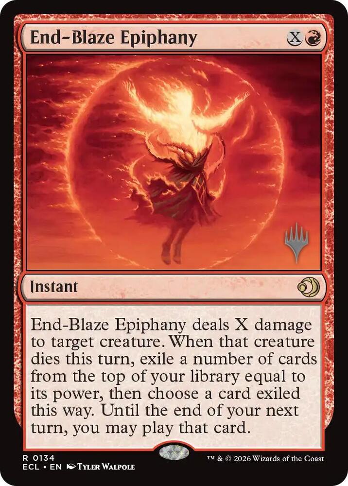 End-Blaze Epiphany 134p/87 (Promo Pack: Lorwyn Eclipsed)  - Foil | Good Games Cannington