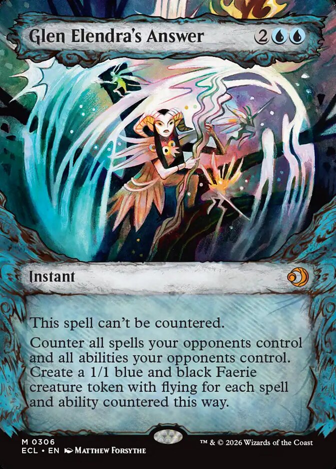 Glen Elendra's Answer 306 (Lorwyn Eclipsed)  - Showcase Foil | Good Games Cannington
