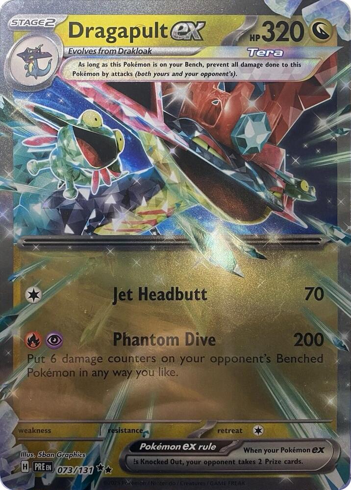 Dragapult ex 073/131 (Jumbo Cards)  - Holofoil | Good Games Cannington