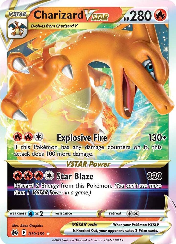 Charizard VSTAR 019/159 (Crown Zenith)  - Holofoil | Good Games Cannington