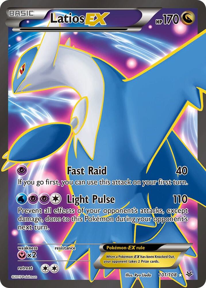 Latios EX Full Art 101/108 (XY - Roaring Skies)  - Holofoil | Good Games Cannington