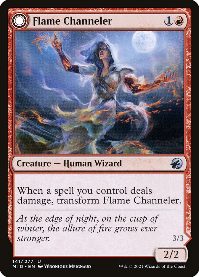 Flame Channeler // Embodiment of Flame 141/277 (Innistrad: Midnight Hunt)  | Good Games Cannington
