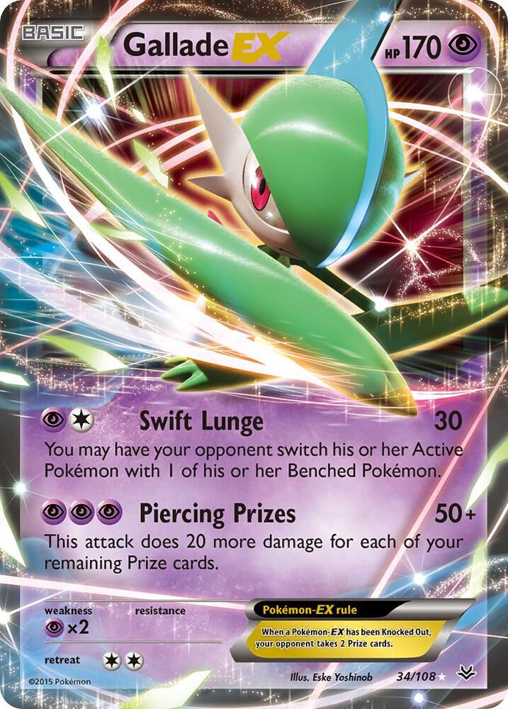 Gallade EX (XY - Roaring Skies)  - Holofoil | Good Games Cannington