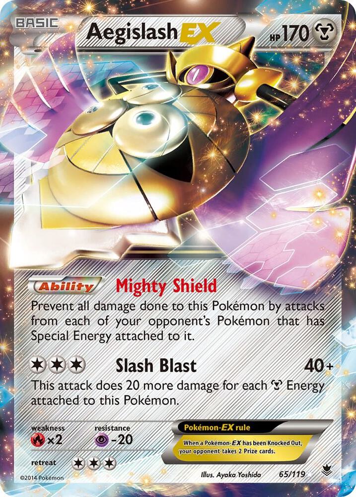 Aegislash EX 65/119 (XY - Phantom Forces)  - Holofoil | Good Games Cannington