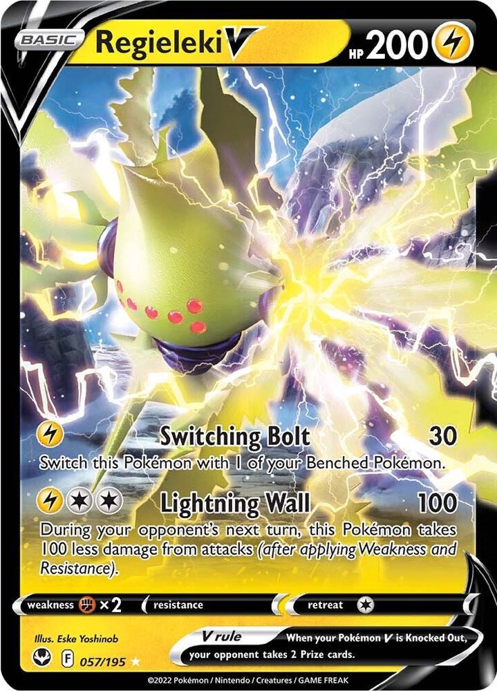 Regieleki V 057/195 (SWSH12: Silver Tempest)  - Holofoil | Good Games Cannington
