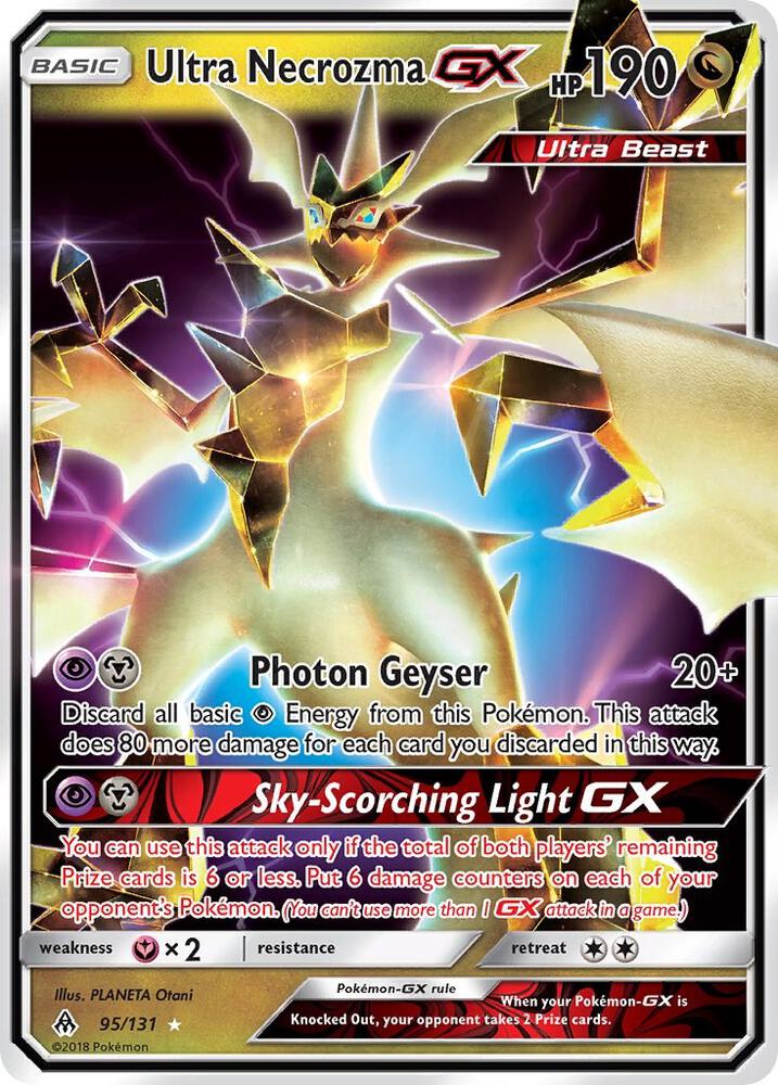 Ultra Necrozma GX 95/131 (SM - Forbidden Light)  - Holofoil | Good Games Cannington