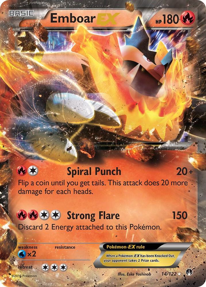 Emboar EX (XY - BREAKpoint)  - Holofoil | Good Games Cannington