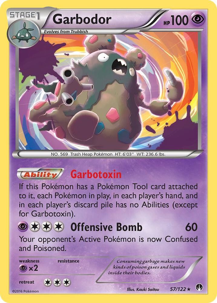Garbodor 57/122 (XY - BREAKpoint)  - Holofoil | Good Games Cannington