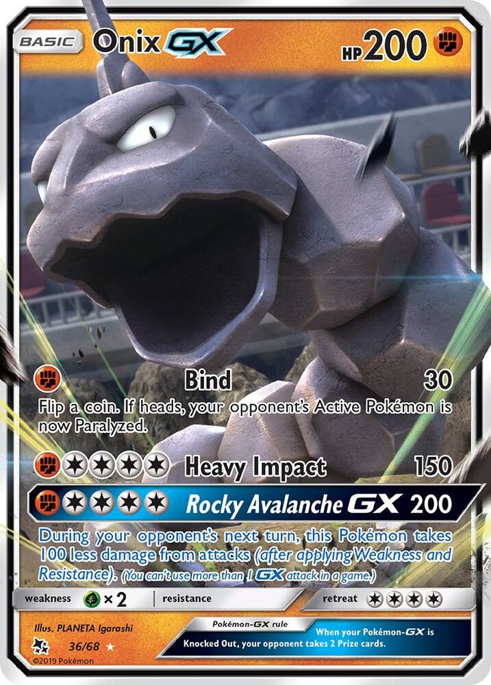 Onix GX 36/68 (Hidden Fates)  - Holofoil | Good Games Cannington