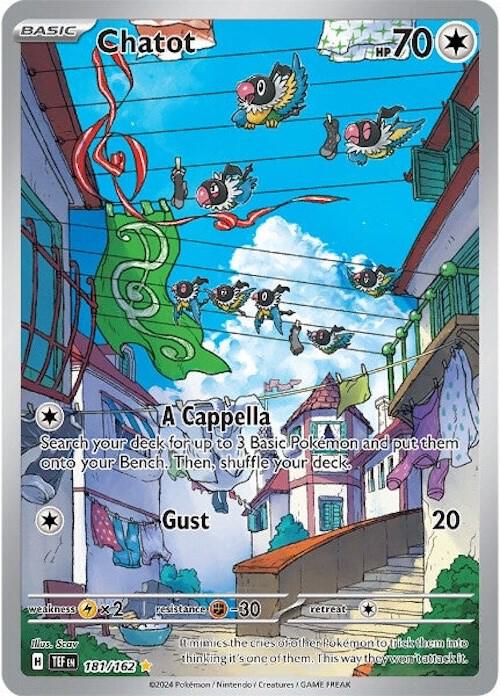 Chatot 181/162 (SV05: Temporal Forces)  - Holofoil | Good Games Cannington