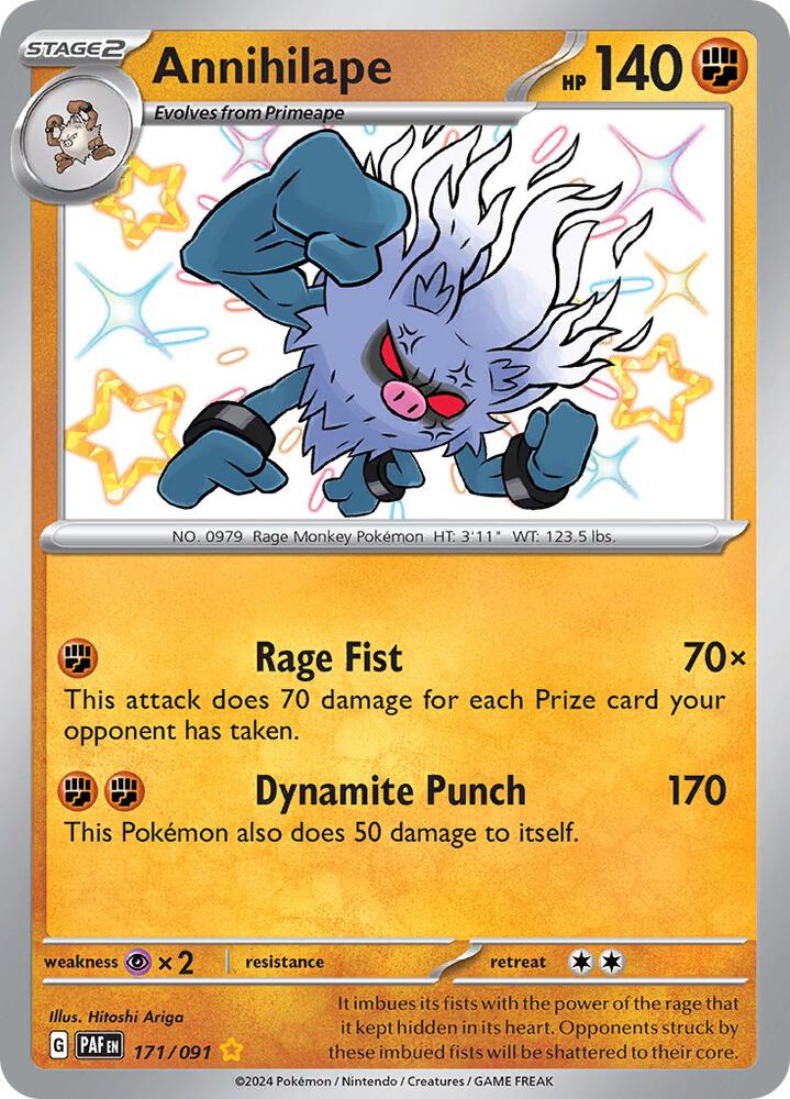 Annihilape 171/091 (SV: Paldean Fates)  - Holofoil | Good Games Cannington
