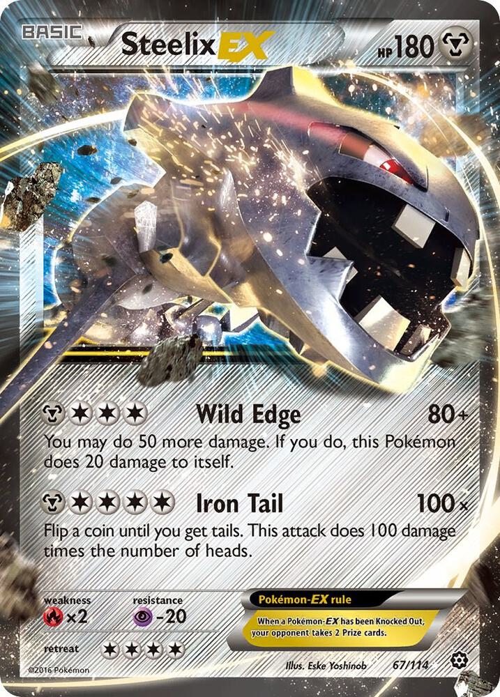 Steelix EX (XY - Steam Siege)  - Holofoil | Good Games Cannington