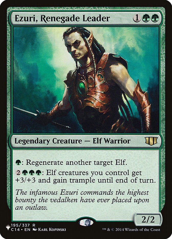 Ezuri, Renegade Leader C14-195/5075 (The List Reprints)  | Good Games Cannington