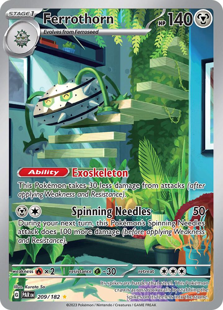 Ferrothorn 209/182 (SV04: Paradox Rift)  - Holofoil | Good Games Cannington
