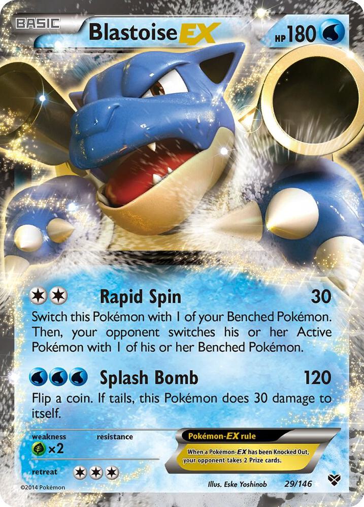 Blastoise EX 029/146 (XY Base Set)  - Holofoil | Good Games Cannington