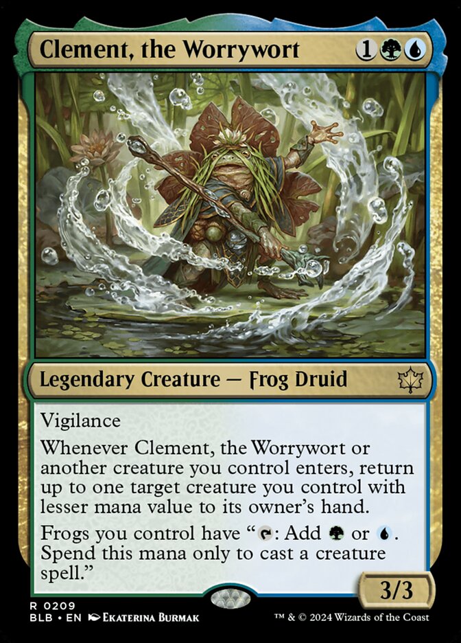 Clement, the Worrywort 209 (Bloomburrow)  - Foil | Good Games Cannington