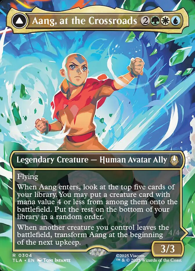 Aang, at the Crossroads 304 (Avatar: The Last Airbender)  - Foil | Good Games Cannington