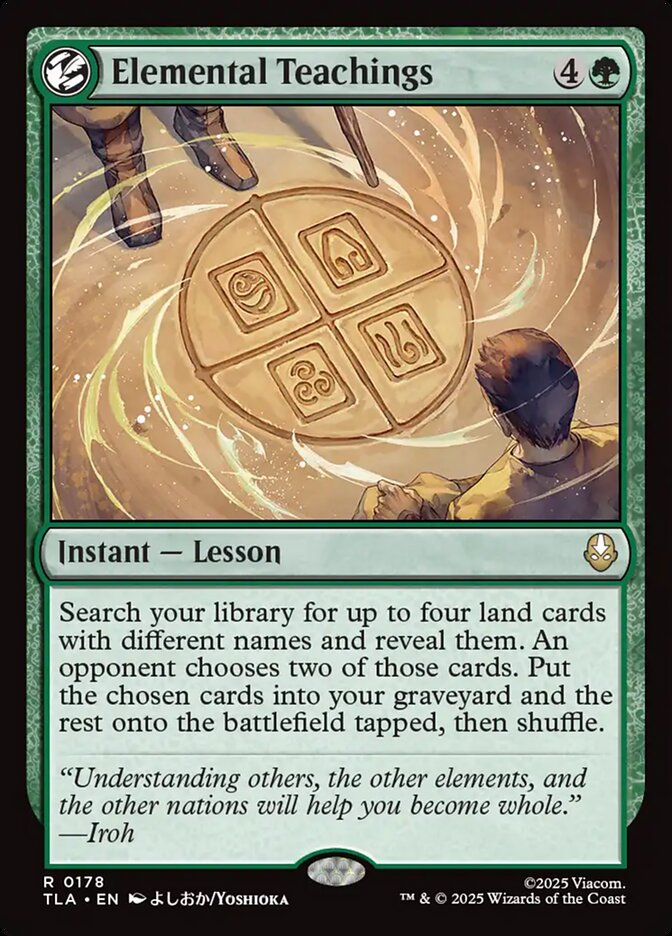 Elemental Teachings 178 (Avatar: The Last Airbender)  | Good Games Cannington