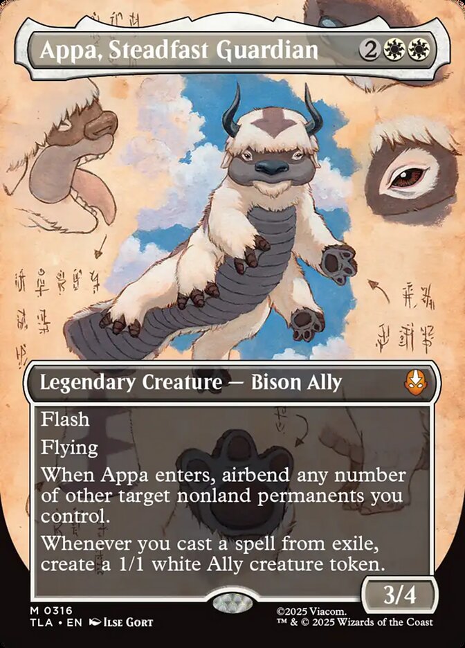 Appa, Steadfast Guardian 316 (Avatar: The Last Airbender)  - Borderless | Good Games Cannington
