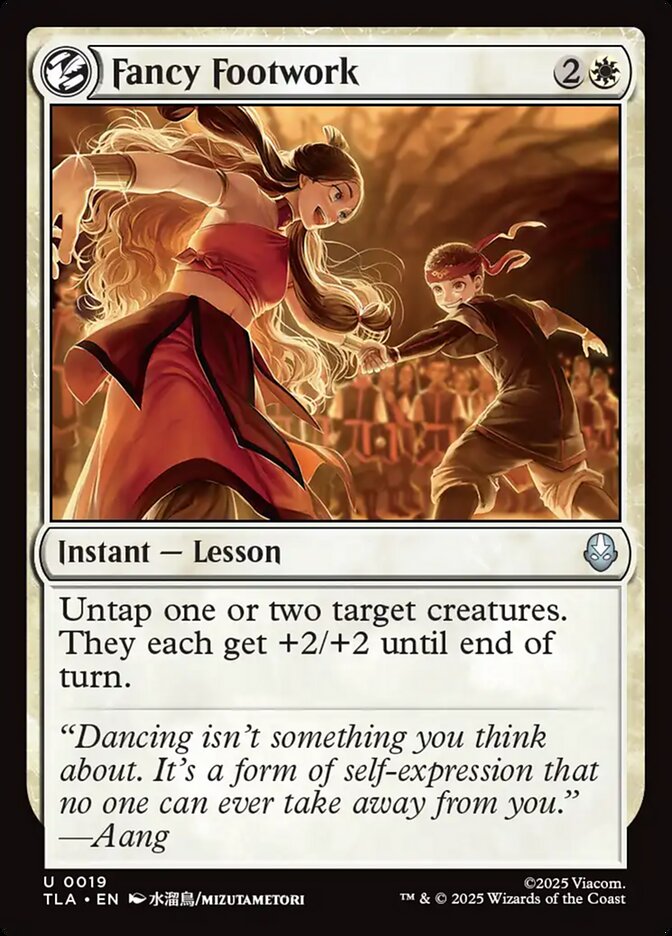 Fancy Footwork 19/286 (Avatar: The Last Airbender)  - Foil | Good Games Cannington