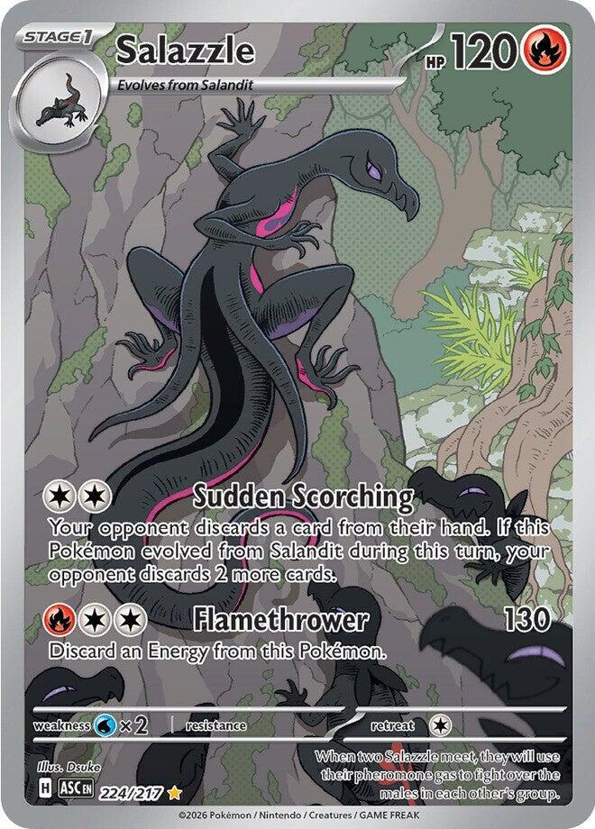 Salazzle 224/217 (ME: Ascended Heroes)  - Holofoil | Good Games Cannington