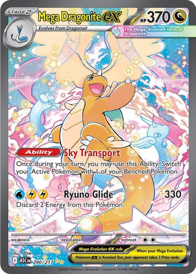 Mega Dragonite ex 290/217 (ME: Ascended Heroes)  - Holofoil | Good Games Cannington