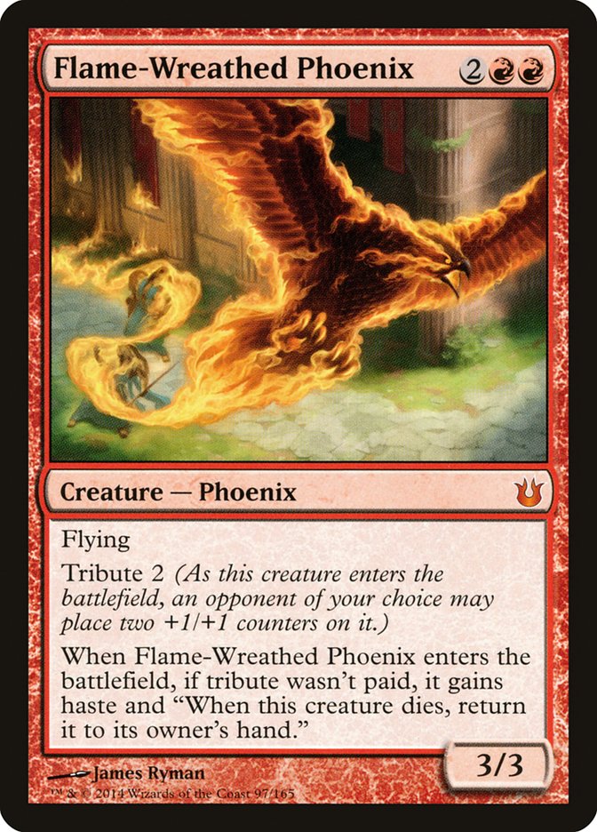 Flame-Wreathed Phoenix 97/165 (Born of the Gods)  | Good Games Cannington