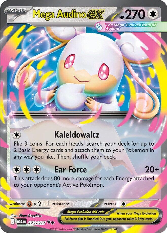 Mega Audino ex 172/217 (ME: Ascended Heroes)  - Holofoil | Good Games Cannington