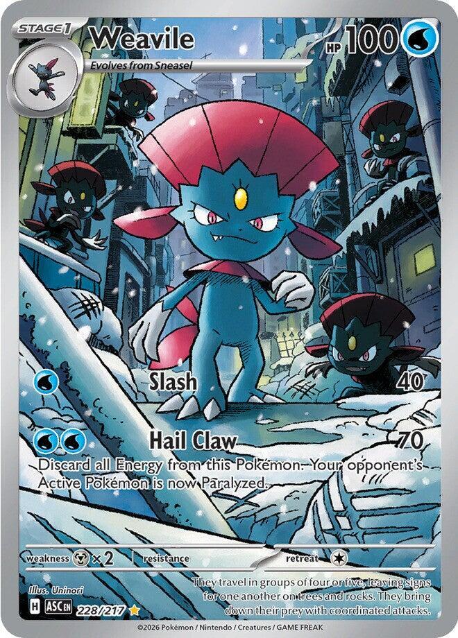 Weavile 228 217 228/217 (ME: Ascended Heroes)  - Holofoil | Good Games Cannington