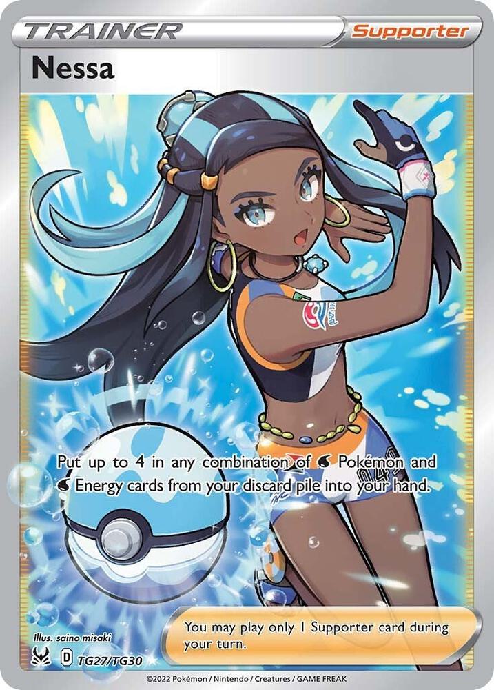 Nessa TG27/TG30 (SWSH11: Lost Origin Trainer Gallery)  - Holofoil | Good Games Cannington