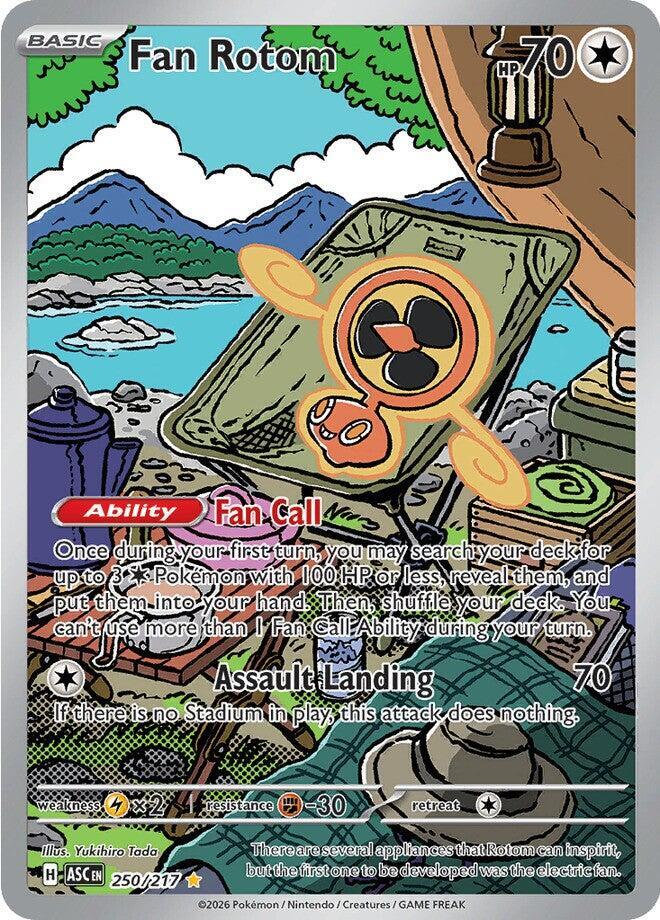 Fan Rotom 250/217 (ME: Ascended Heroes)  - Holofoil | Good Games Cannington