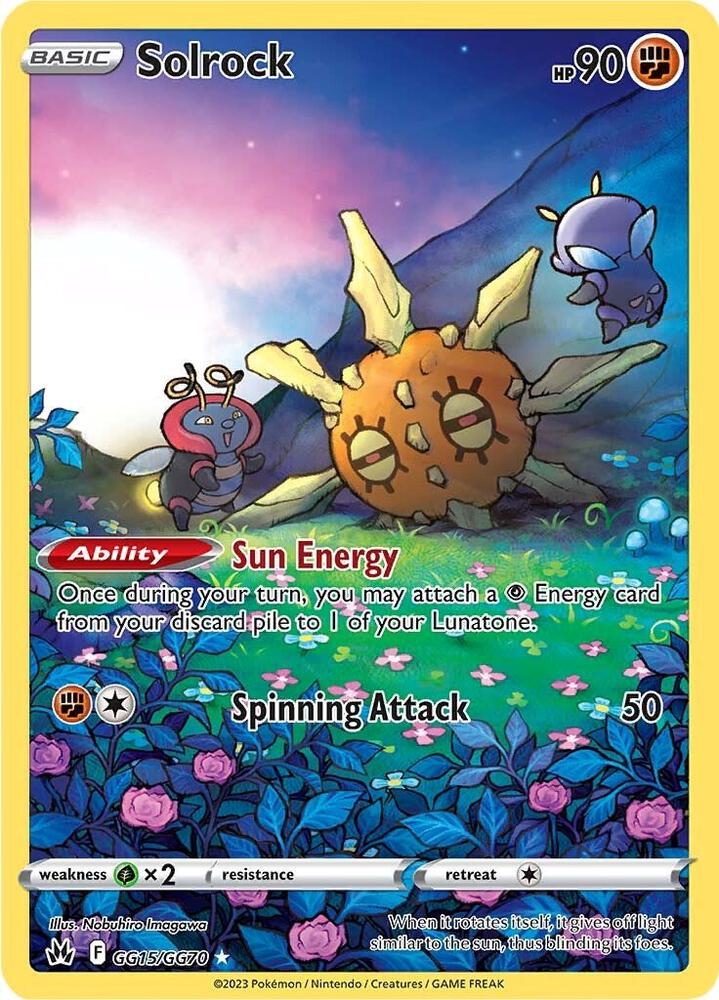 Solrock GG15/GG70 (Crown Zenith: Galarian Gallery)  - Holofoil | Good Games Cannington