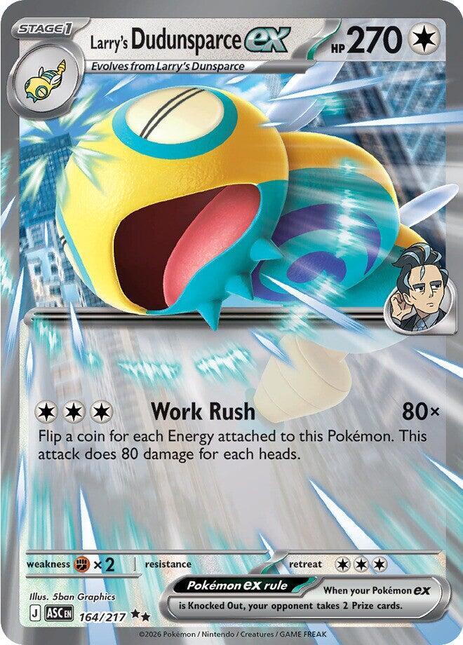 Larrys Dudunsparce ex 164/217 (ME: Ascended Heroes)  - Holofoil | Good Games Cannington