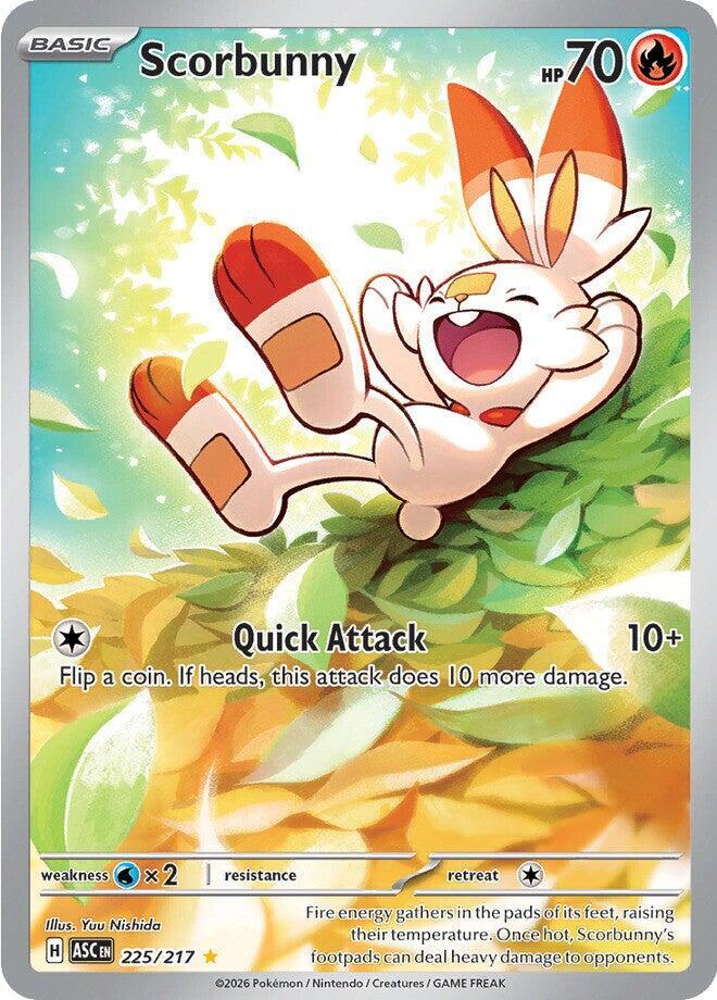 Scorbunny 225/217 (ME: Ascended Heroes)  - Holofoil | Good Games Cannington