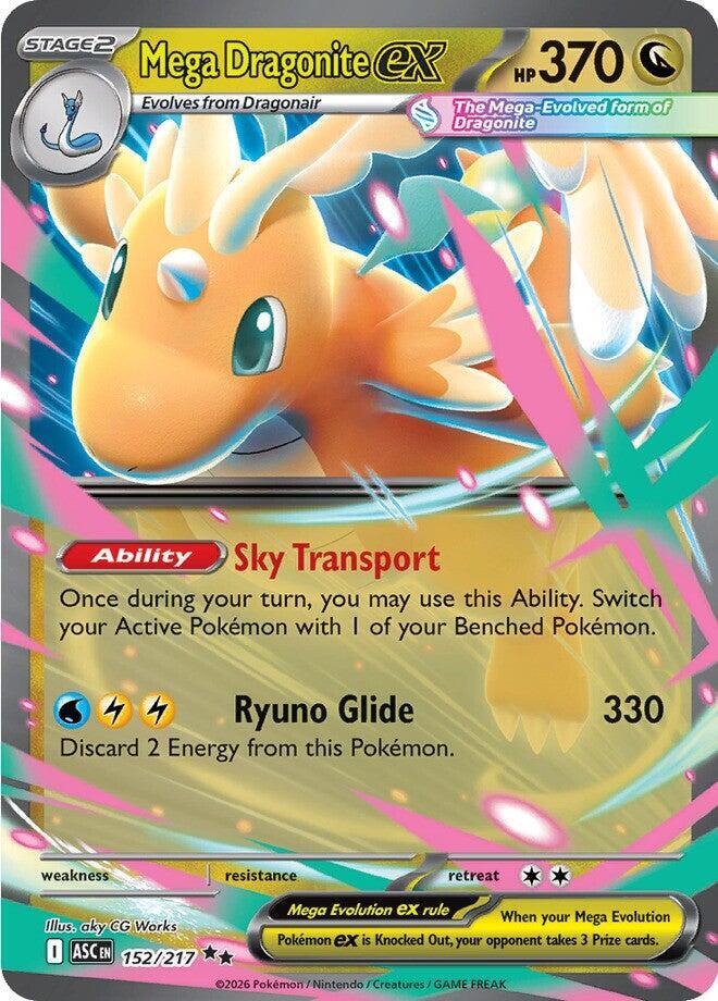 Mega Dragonite ex 152 217 (ME: Ascended Heroes)  - Holofoil | Good Games Cannington