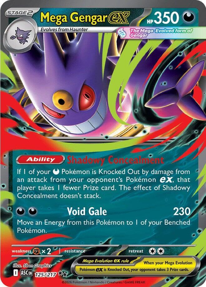 Mega Gengar ex 125 217 125/217 (ME: Ascended Heroes)  - Holofoil | Good Games Cannington