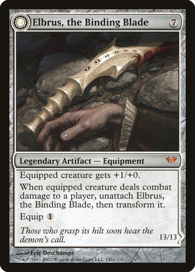 Elbrus, the Binding Blade // Withengar Unbound 147/158 (Dark Ascension)  - Foil | Good Games Cannington