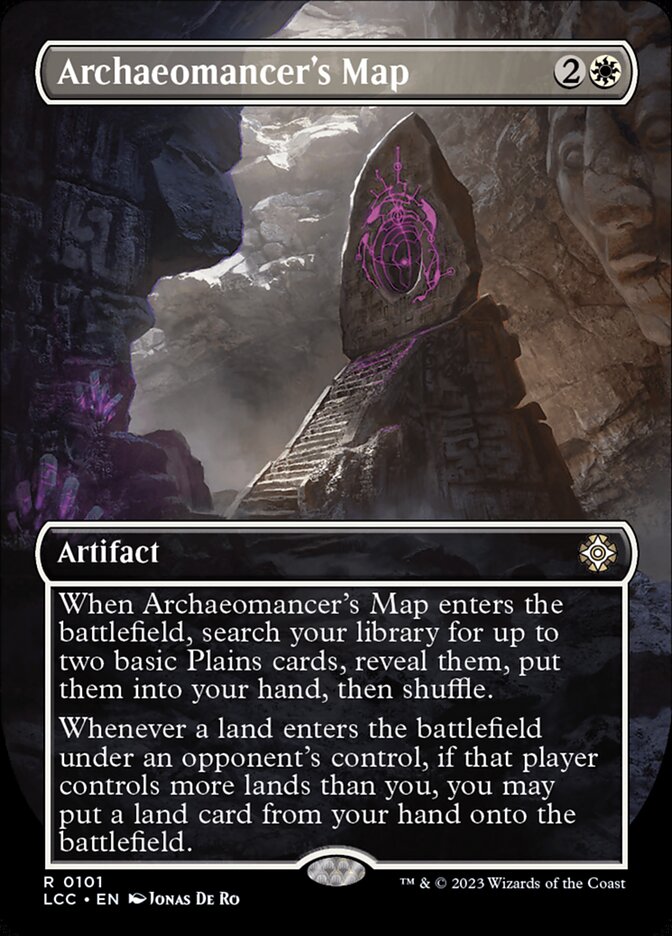 Archaeomancers Map 101/370 (Commander: The Lost Caverns of Ixalan)  - Borderless Foil | Good Games Cannington