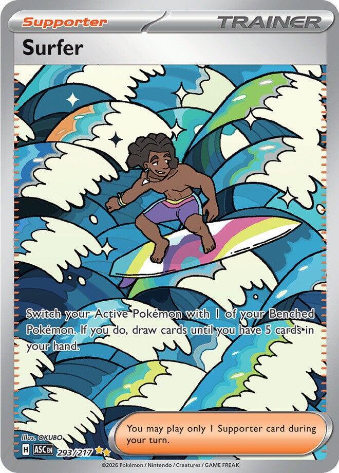 Surfer 293/217 (ME: Ascended Heroes)  - Holofoil | Good Games Cannington