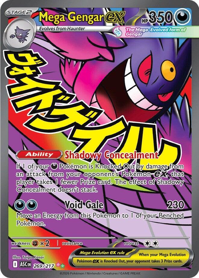 Mega Gengar ex 269/217 (ME: Ascended Heroes)  - Holofoil | Good Games Cannington