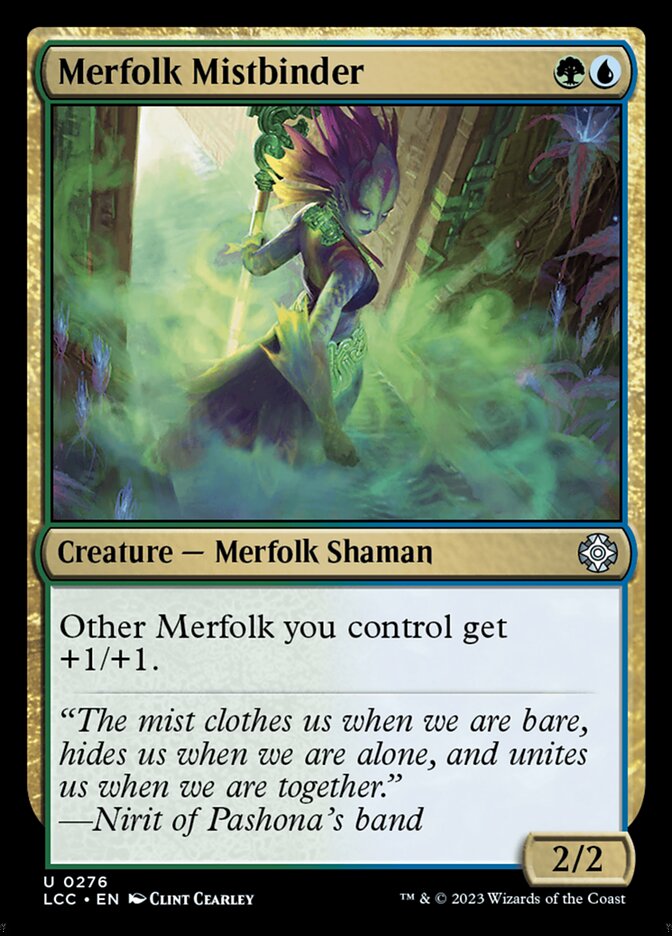 Merfolk Mistbinder 276 (Commander: The Lost Caverns of Ixalan)  | Good Games Cannington