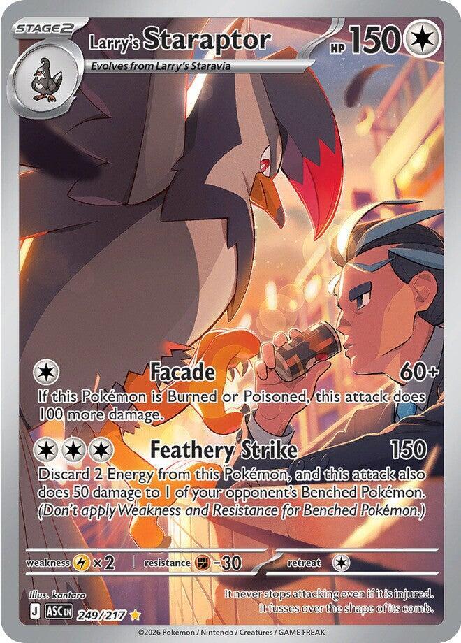 Larrys Staraptor 249 217 249/217 (ME: Ascended Heroes)  - Holofoil | Good Games Cannington