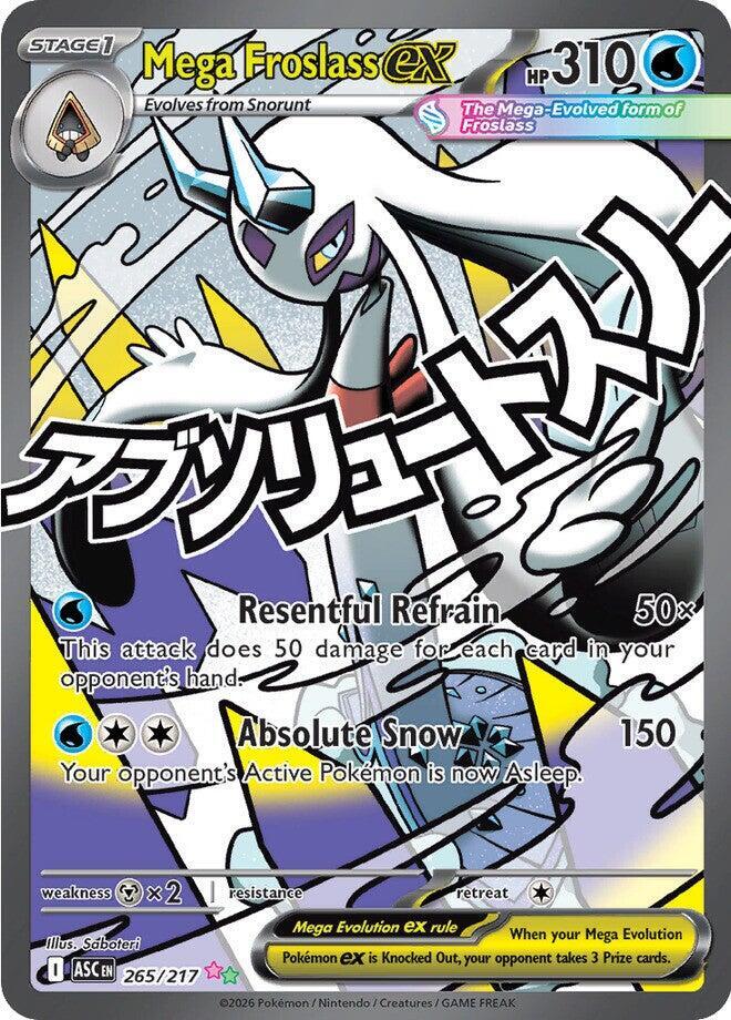 Mega Froslass ex 265 217 265/217 (ME: Ascended Heroes)  - Holofoil | Good Games Cannington