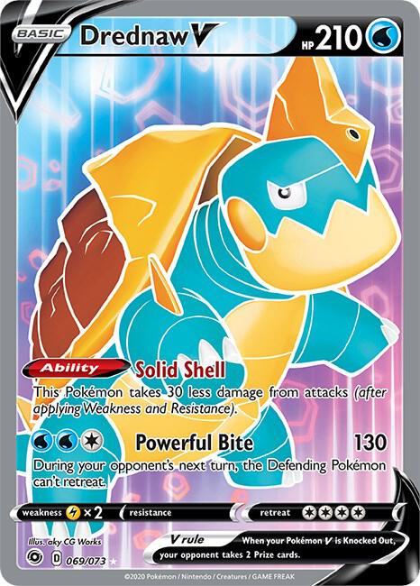 Drednaw V 69/73 (Champion's Path)  - Holofoil | Good Games Cannington