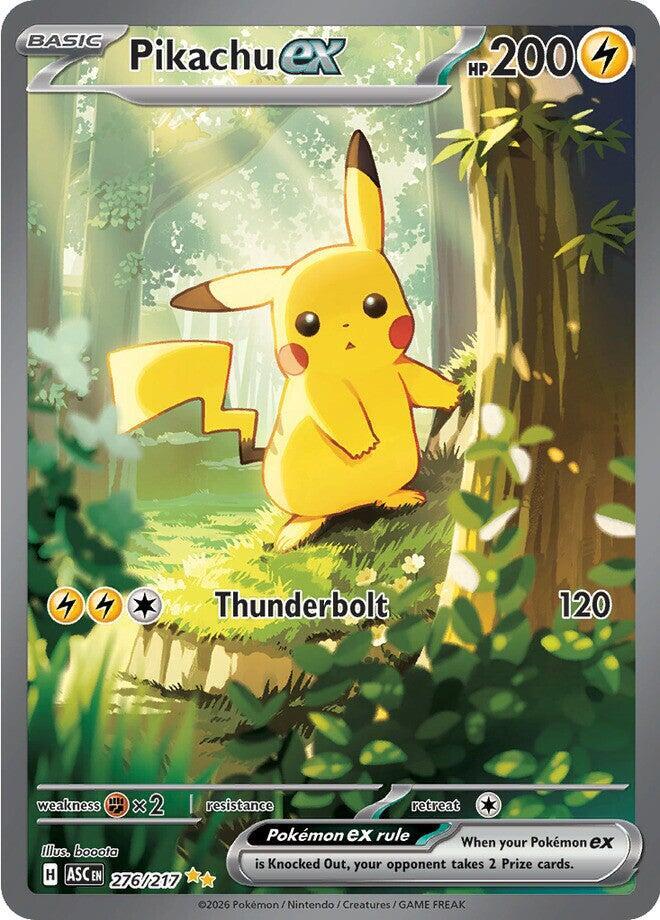 Pikachu ex 276/217 (ME: Ascended Heroes)  - Holofoil | Good Games Cannington