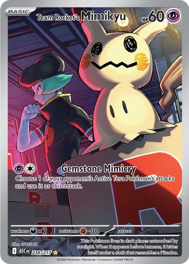 Team Rocket's Mimikyu 238/217 (ME: Ascended Heroes)  - Holofoil | Good Games Cannington